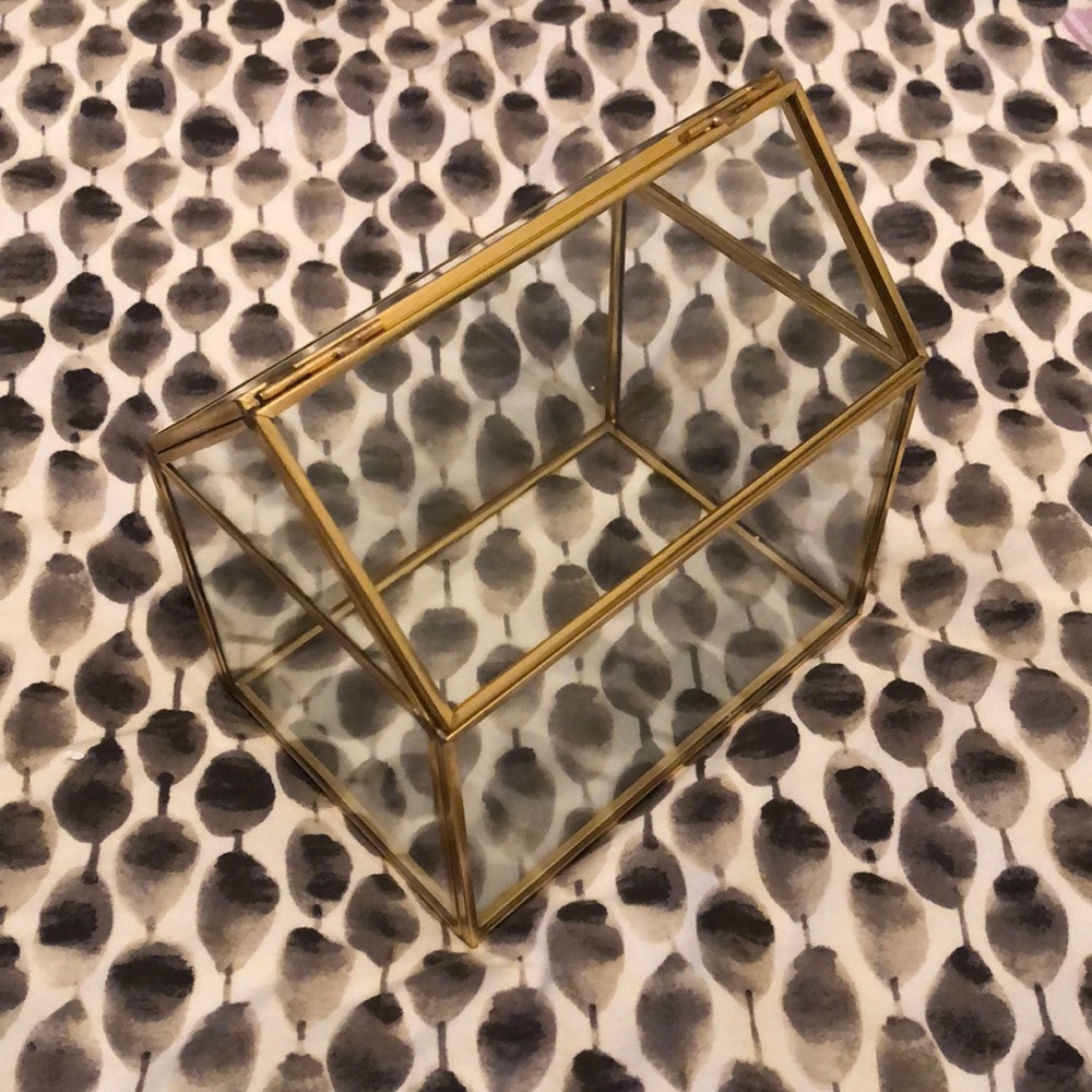 Glass wedding box for cards